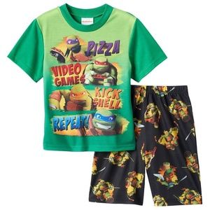 TMNT Kicking Shell Pajamas